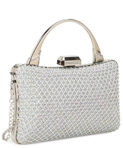 Bridal Clutch Handbag YW-5278 SILVER